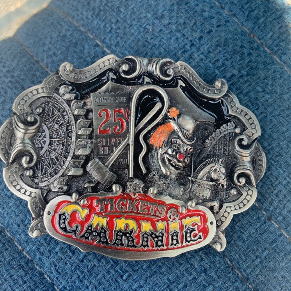 Belt Buckle vintage carnival vendor buckle